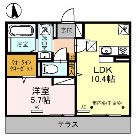 フィエルテ（高崎市飯塚町）の物件間取画像